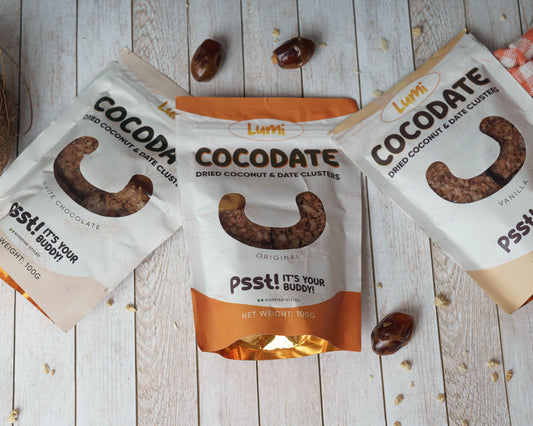 Cocodate - Coconut & Date Clusters (Pack of 3)