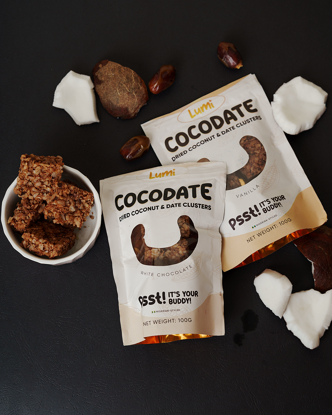 Cocodate - Coconut & Date Clusters (The Big Box of 30)